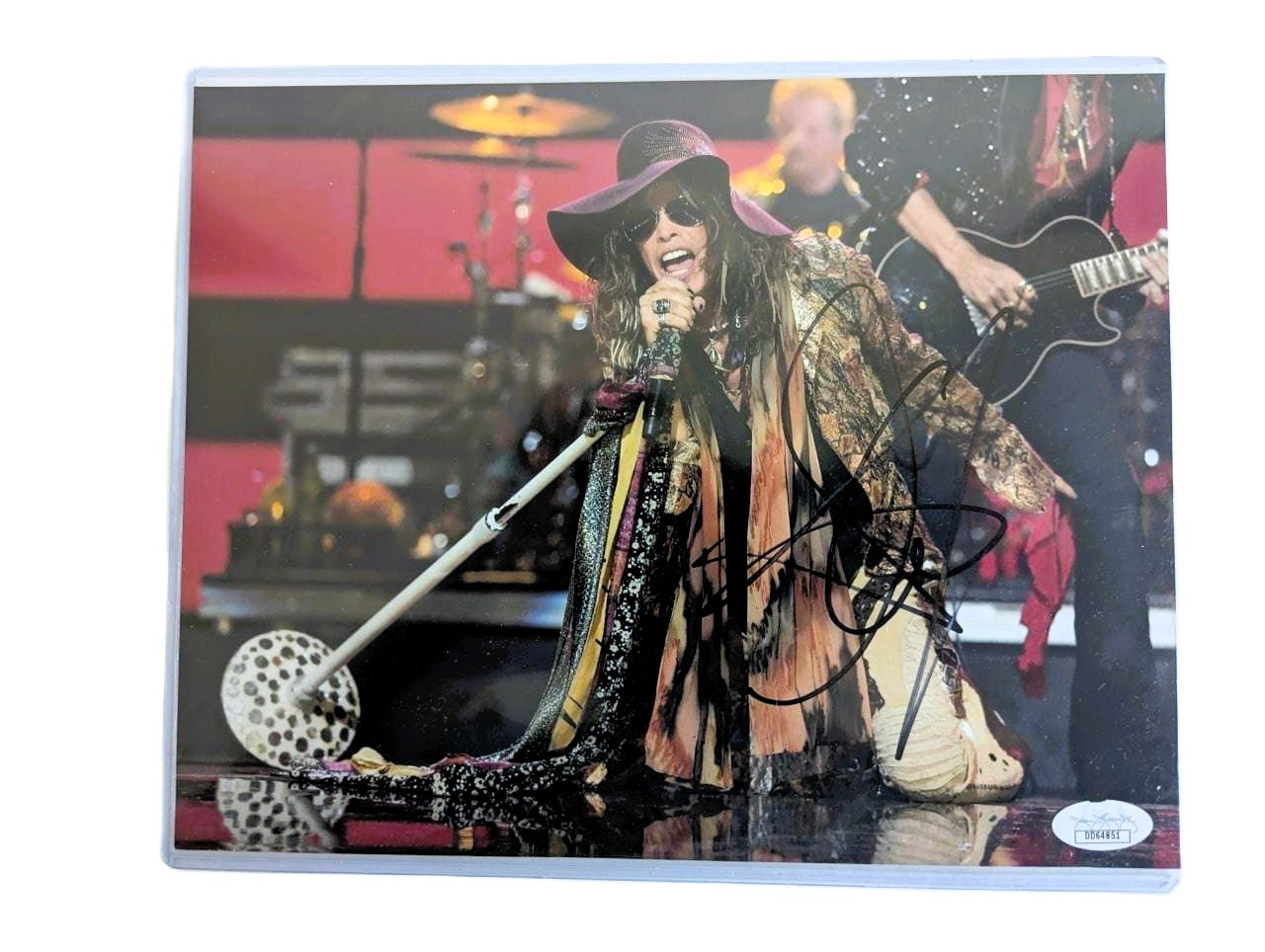 Steven Tyler Fotografía Autografiada Vocalista Aerosmith firma certificada por JSA DD64851