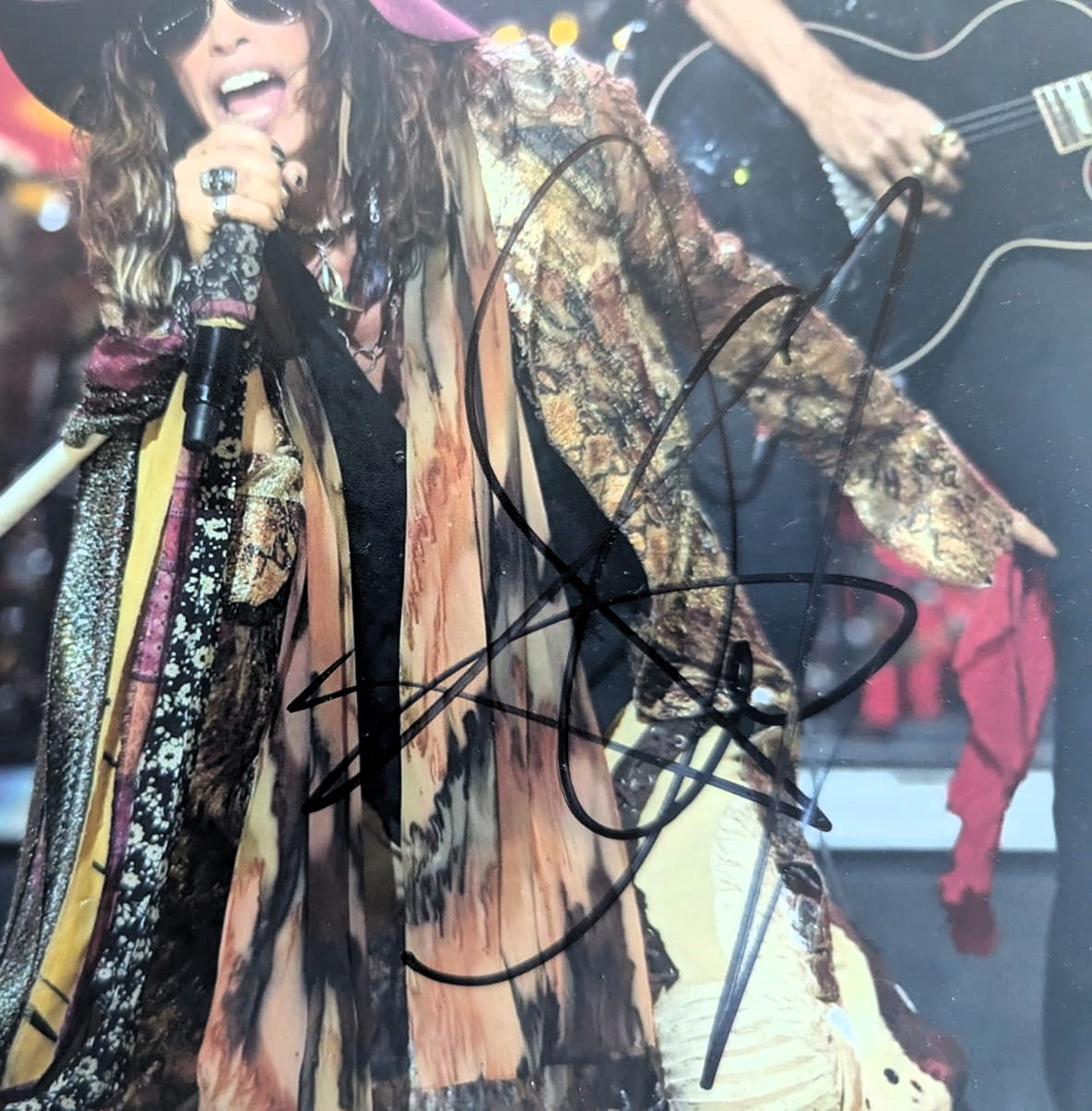 Steven Tyler Fotografía Autografiada Vocalista Aerosmith firma certificada por JSA DD64851