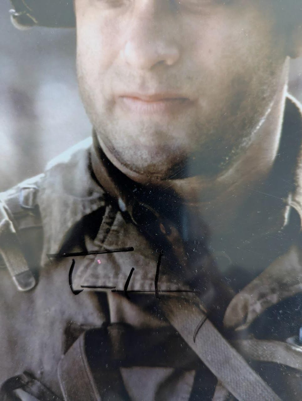 Tom Hanks Soldado Fotografía Autografiada firma certificada por Beckett BF12502