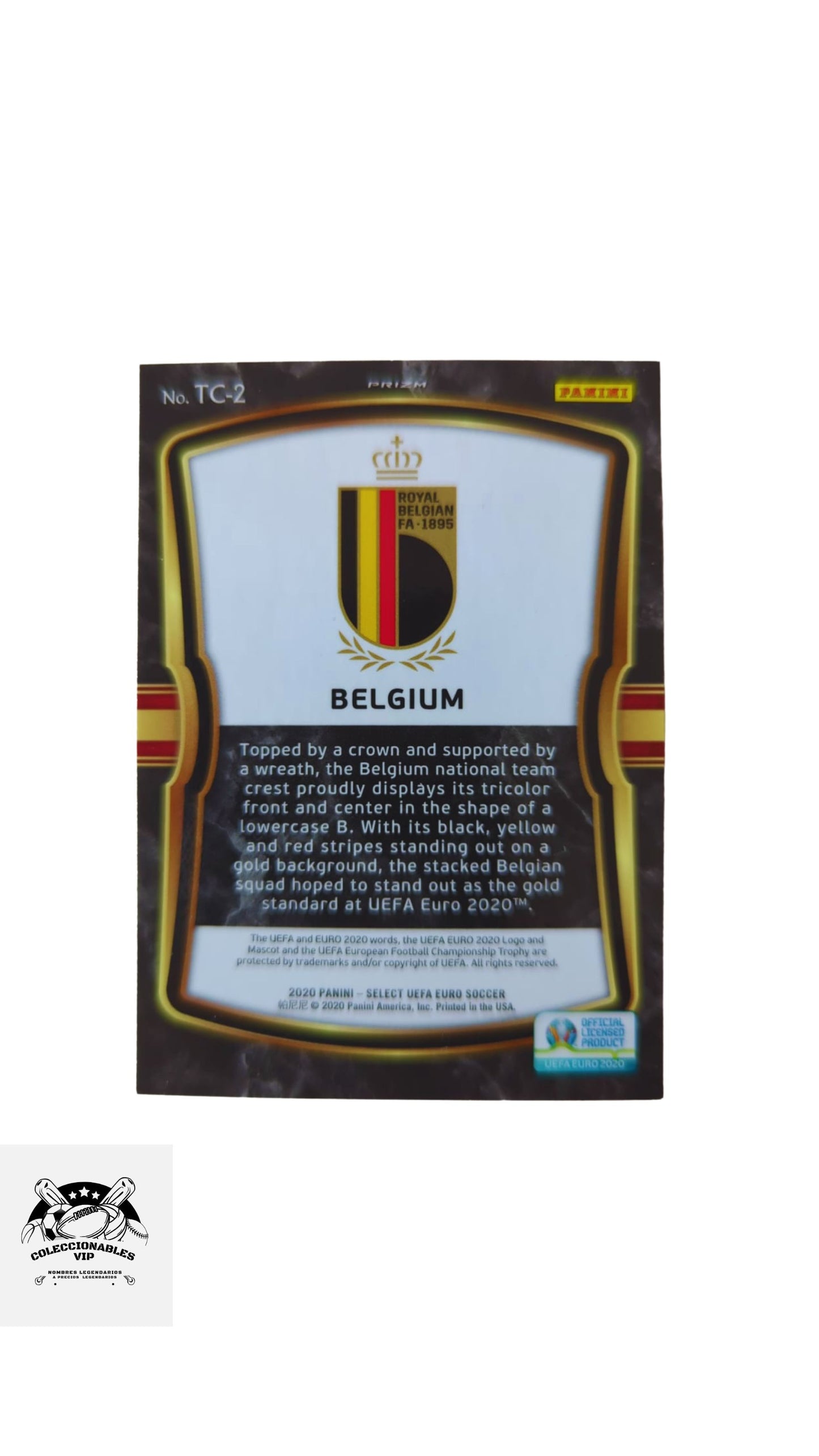 Tarjeta Panini UEFA EURO 2020 Belgica