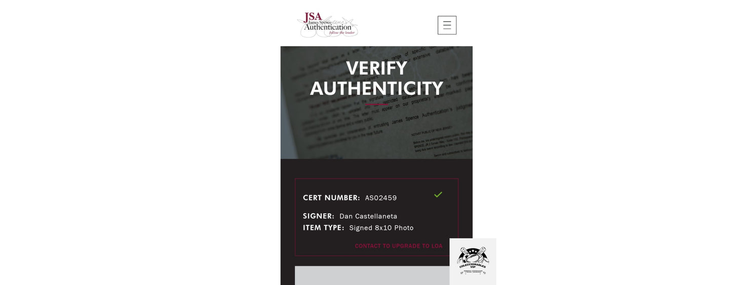 Dan Castellaneta voz de Homero Simpson fotografía autografiada, con certificado de autenticidad de JSA AS02459.