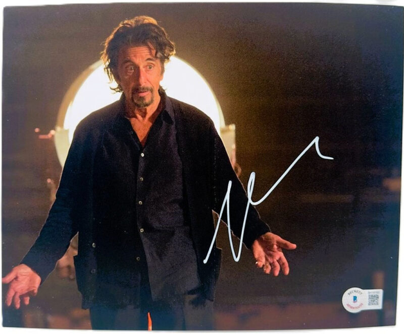 Al Pacino Fotografía Autografiada firma certificada por Beckett BH19193.