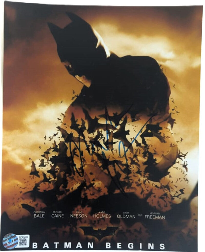 Christian Bale “Batman” Fotografía Autografiada firma certificada por Beckett BF25630