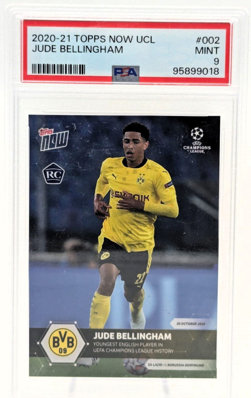 Jude Bellingham Tarjeta Borussia Dortmund Topps Now UCL graduada por PSA 95899018.