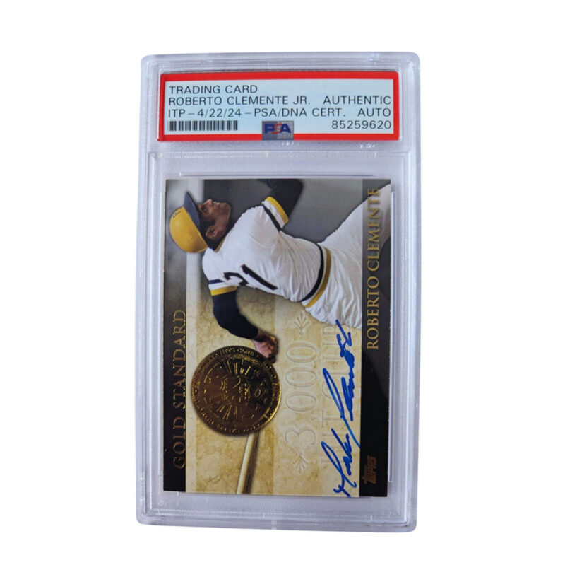 Robert Clement Jr. Tarjeta Pirates autografiada auntenticada por PSA # 85259620.