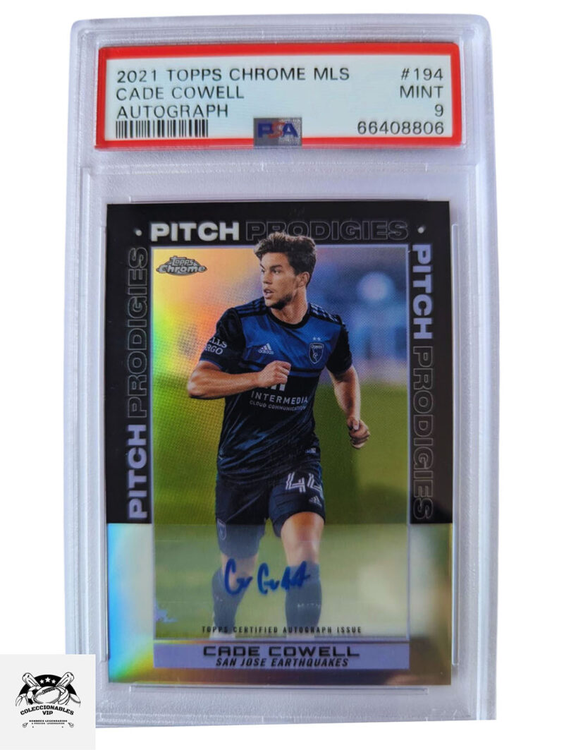 Cade Cowell San Jose Earthquakes Tarjeta autografiada autenticada por PSA 66408806.