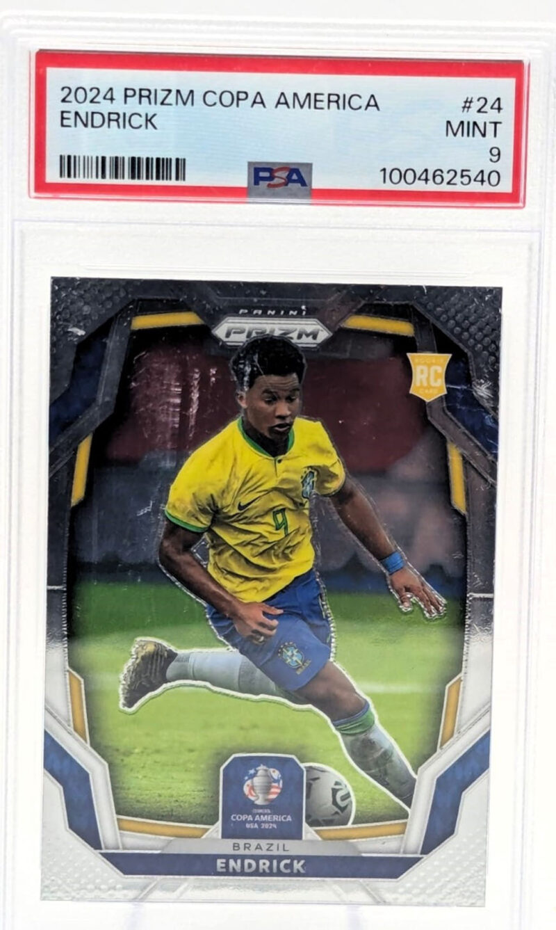 Endrick Felipe Tarjeta Brasil Panini Donruss graduada por PSA 100462540.