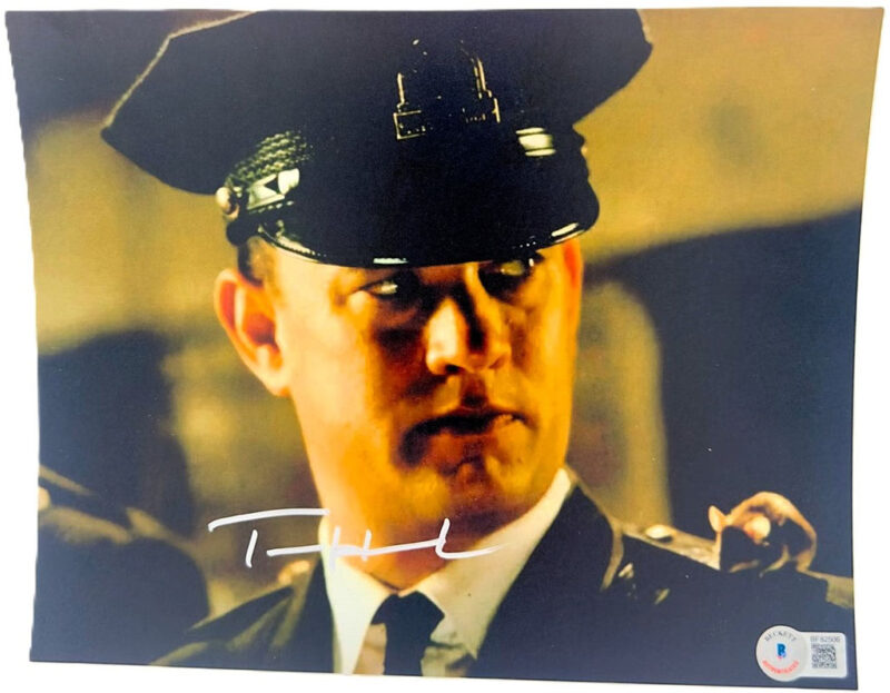 Tom Hanks Fotografía Autografiada firma certificada por Beckett BF82506.