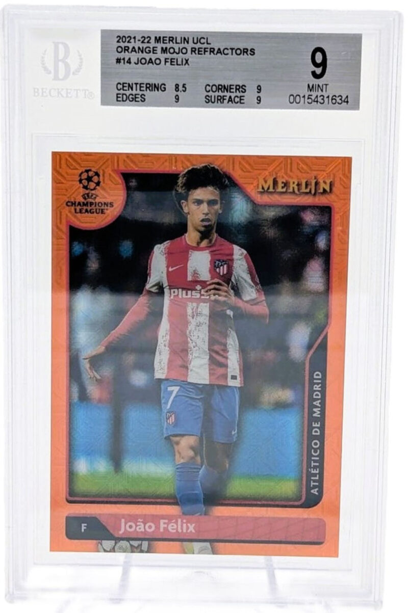 Joao Felix Tarjeta Atlético de Madrid Graduada por Beckett 0015431634.