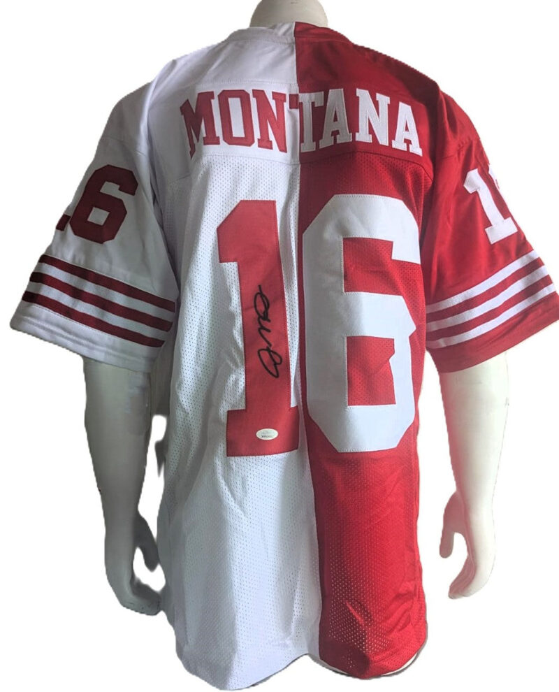 Joe Montana Playera 49ers Autografiada firma autenticada por la compañía JSA WPP014631