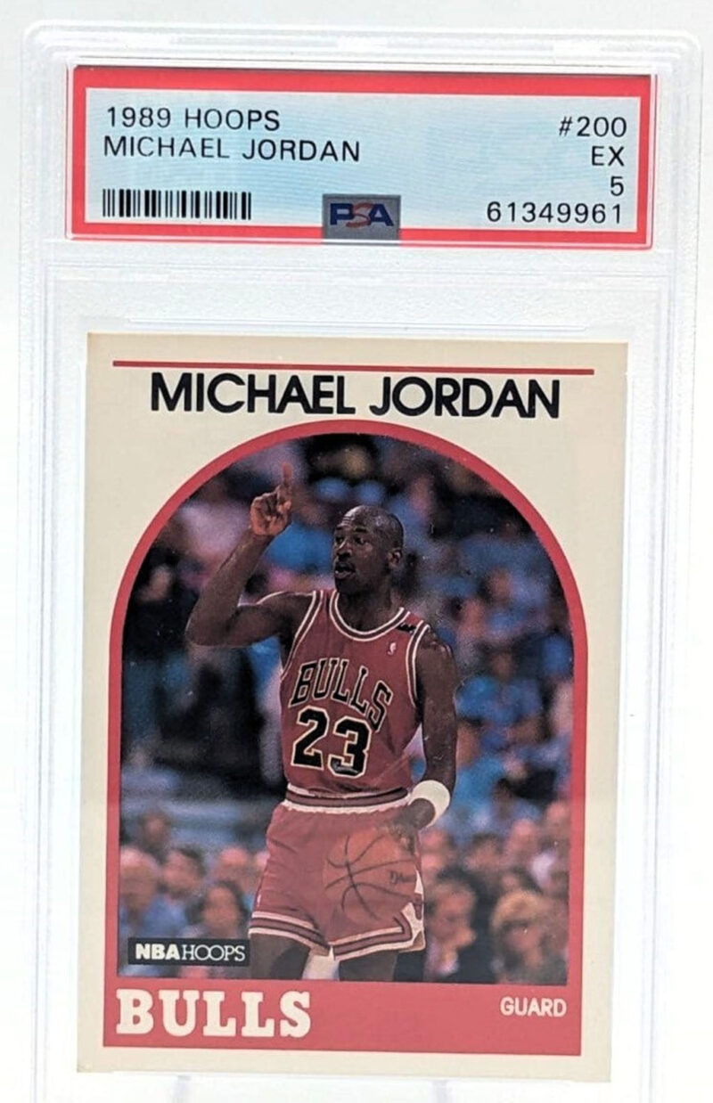 Michael Jordan Tarjeta Chicago Bulls 1989 Graduada por PSA 61349961