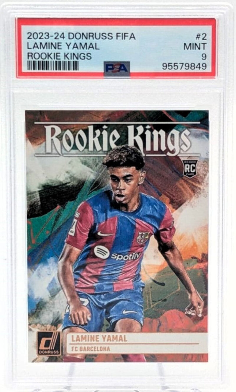 Lamine Yamal Tarjeta Barcelona #24 2023-24 Rookie Kings Graduada por PSA 95579849.