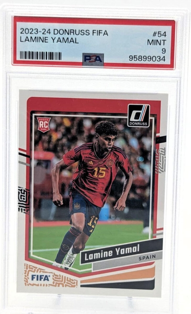 Lamine Yamal Tarjeta España #54 2023-24 Donruss Fifa PSA 95899034.