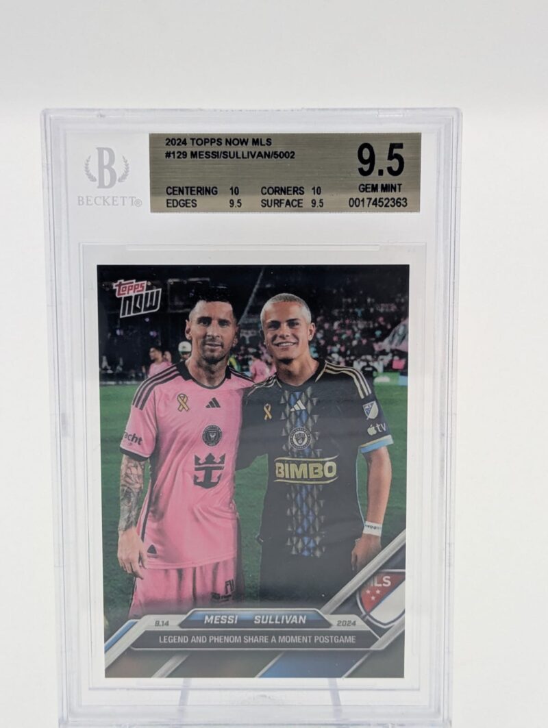 Lionel Messi y Cavan Sullivan Tarjeta Graduada por Beckett 0017452363.