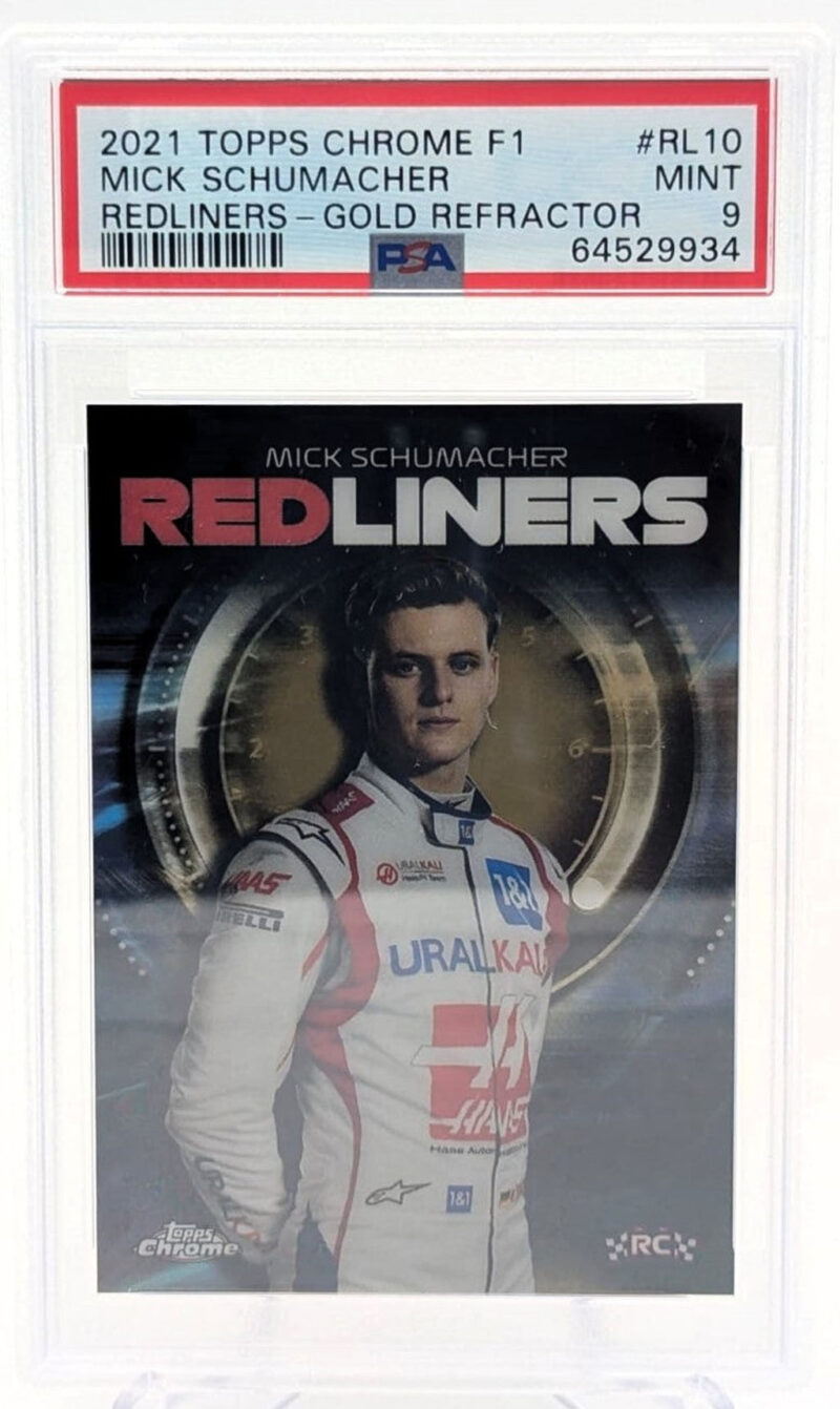 Mick Schumacher Tarjeta Topps Chrome F1 Graduada por PSA 64529934