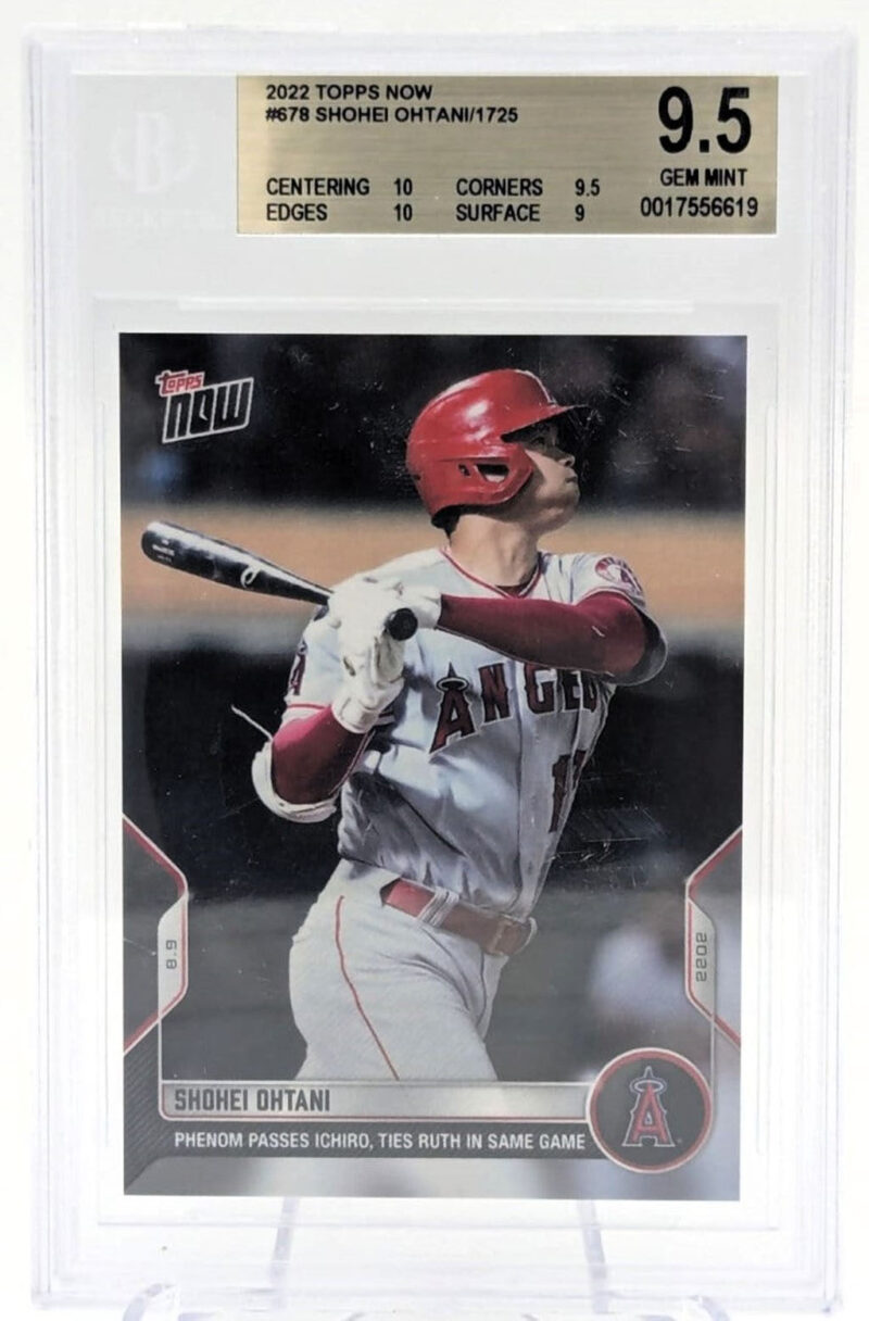 Shohei Ohtani Tarjeta #678 Los Angeles Graduada por Beckett 0017556619.