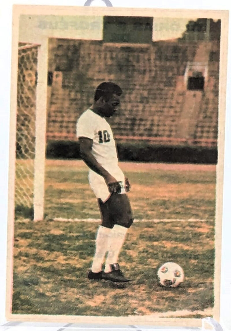 Pelé Tarjeta 1970 Original Brasil Glorias e Trofeus