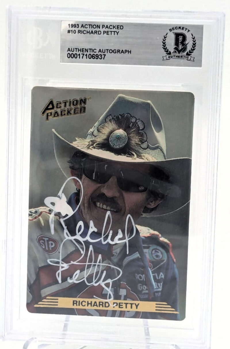 Richard Petty Tarjeta F1 Autografiada Winston Cup 1993 Autenticada por Beckett 00017106937.