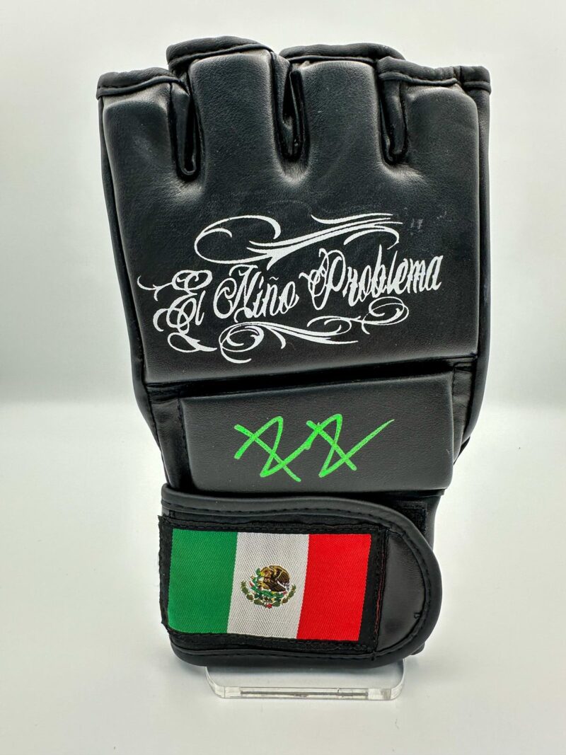 Raúl Rosas Jr. Guante MMA UFC autografiado firma certificada por PSA 3C68287