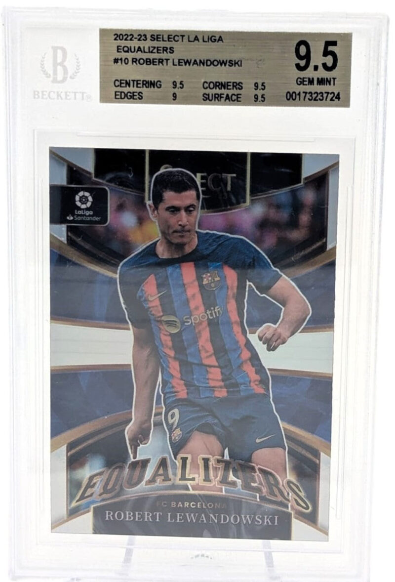 Robert Lewandowski Tarjeta Barcelona Graduada por Beckett 0017323724.