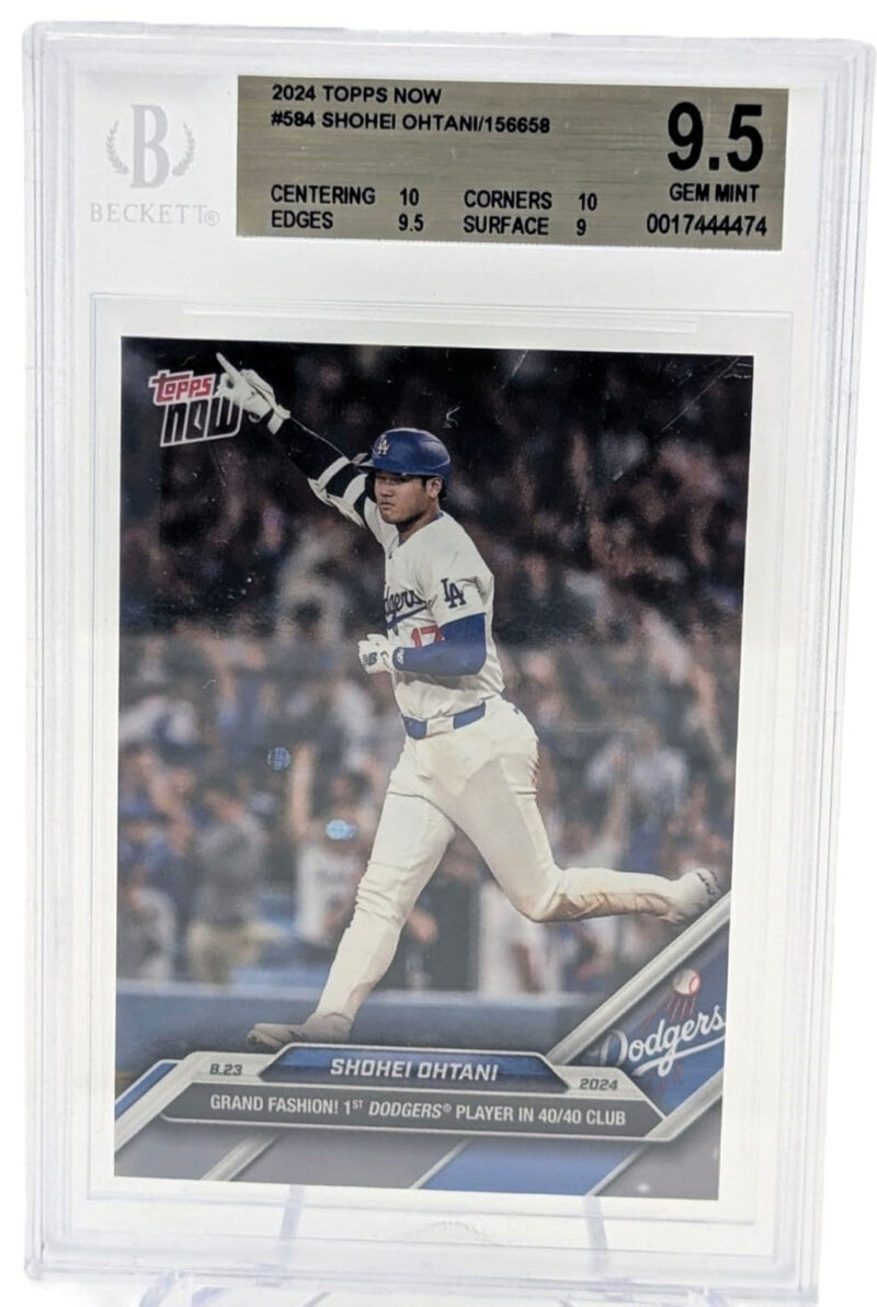 Shohei Ohtani Tarjeta 156658 Dodgers Graduada por Beckett 0017444474