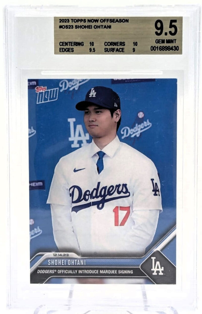 Shohei Ohtani Tarjeta #OS23 Dodgers Graduada por Beckett 0016898430.