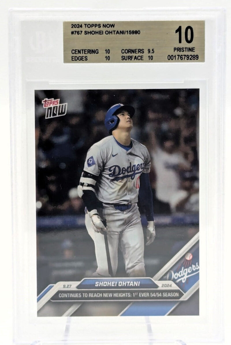 Shohei Ohtani Tarjeta #767 Dodgers Graduada por Beckett 0017679289.