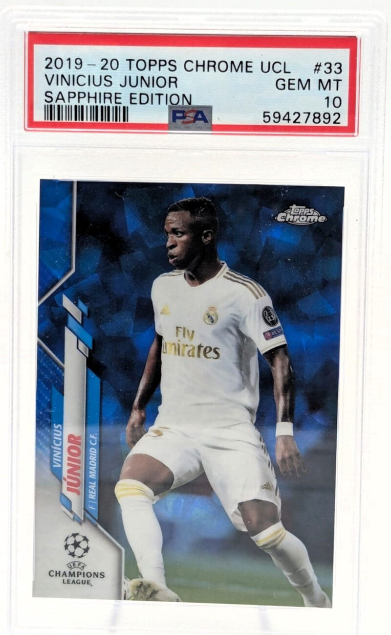 Vinicius Jr Tarjeta Real Madrid 2019 certificada por PSA 59427892
