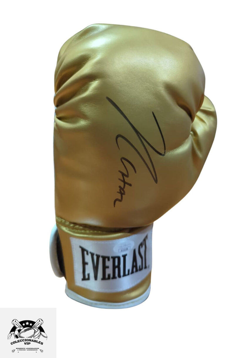 Julio Cesar Chávez Guante autografiado firma autentificada por la compañía JSA con el número AJ22198