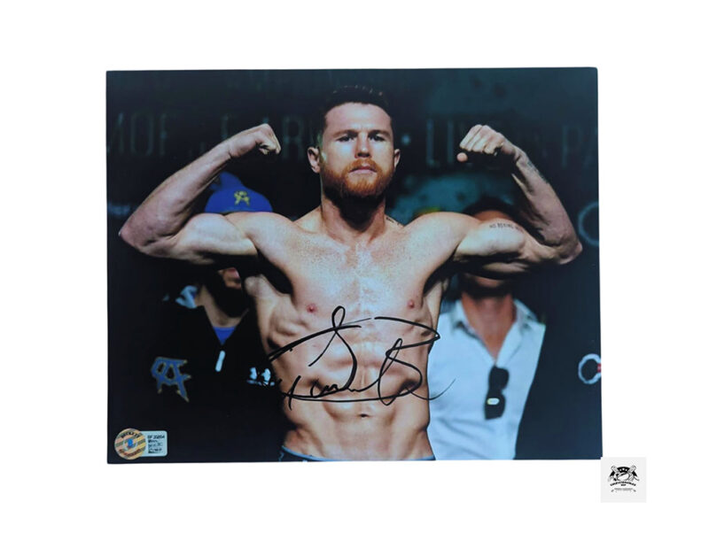 Saul “Canelo” Alvarez Fotografía Autografiada firma certificada por Beckett BF35854