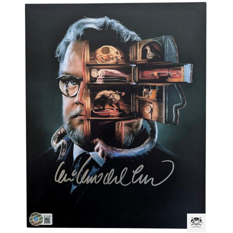 Guillermo del Toro Gabinete de Curiosidades fotografía autografiada firma certificada por Beckett BH25963