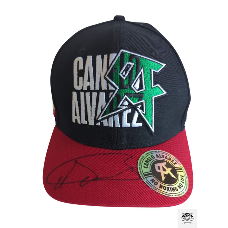 Saúl “Canelo” Álvarez Gorra autografiada firma certificada por Beckett AB07874
