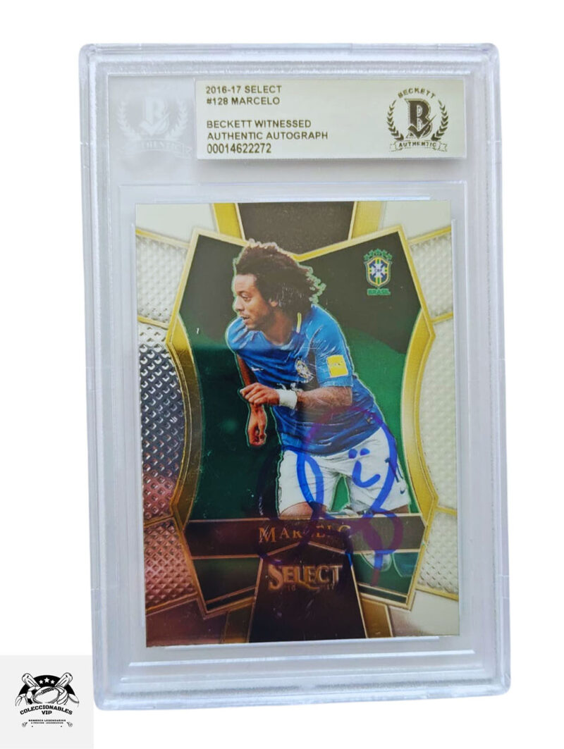 Marcelo Vieira TARJETA Brasil 00014622272 autografiada autógrafo certificado por Beckett.