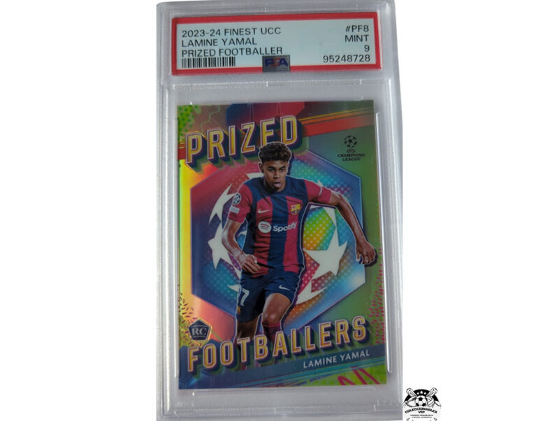 Lamine Yamale tarjeta 2023 - 2024 Finest UCC PSA 95248728