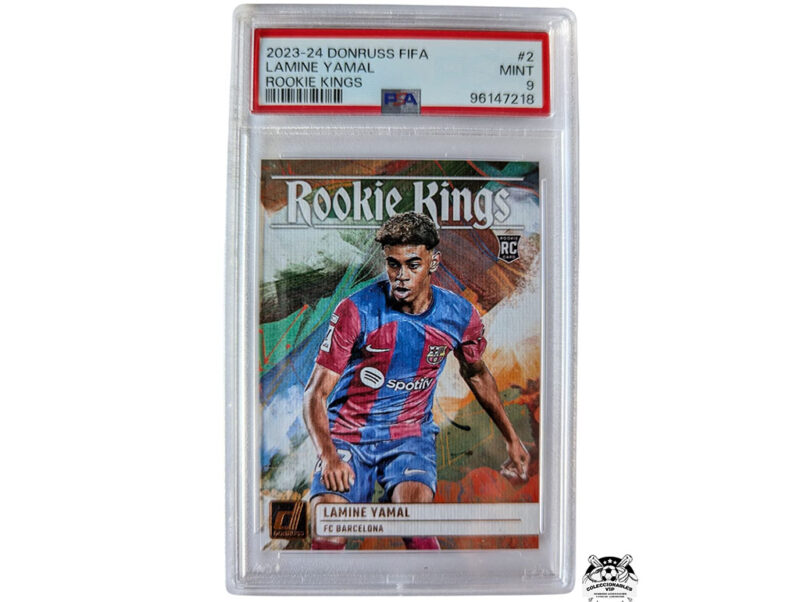 Lamine Yamal tarjeta FC Barcelona 2023 - 2024 Donruss Fifa Rookie Kings  PSA 96147218