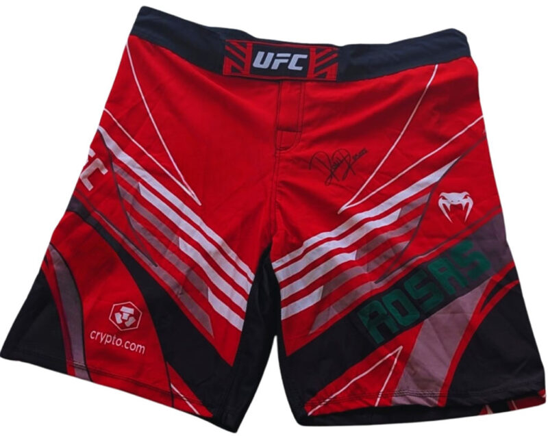 Raul Rosas Jr. shorts Venum autografiado firma certificada por PSA 2C31818